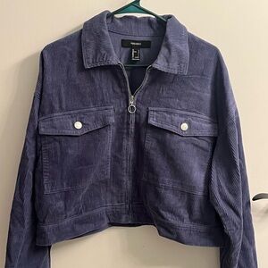 Corduroy Zip-Up Jacket